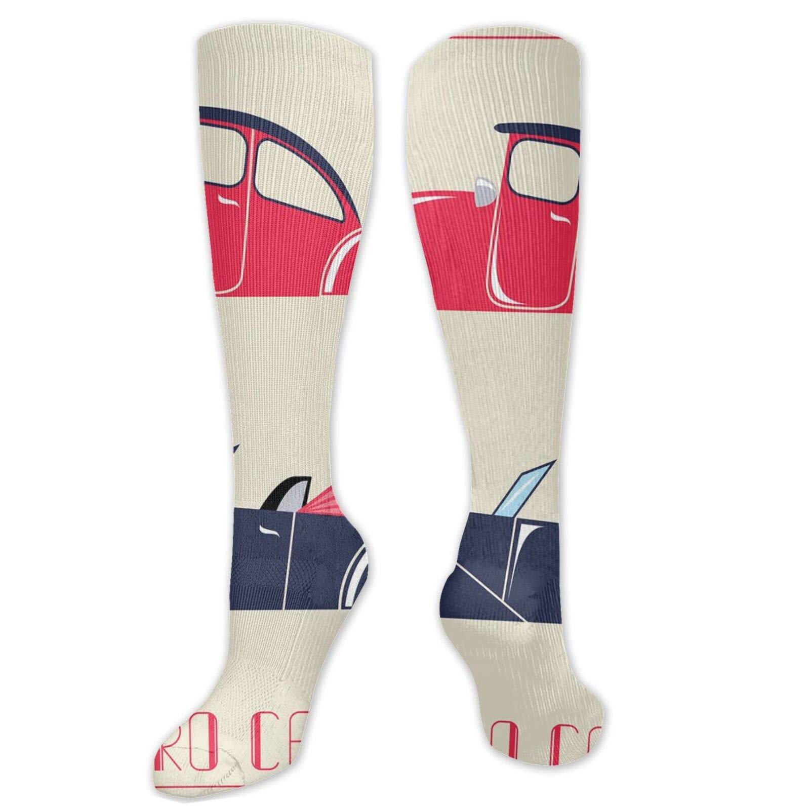 Funky Colorful Cushioned Athletic Socks - Performance Running Crew Socks for Men & Women - Perfect for Sports, Gym Workouts & Casual Wear