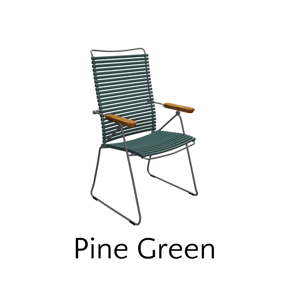 CLICK Outdoor Folding Camping Chair - Portable Lightweight Adjustable Reclining Lawn Chair for Beach, Picnic, Backyard, and Travel - Perfect for Relaxing Outdoors