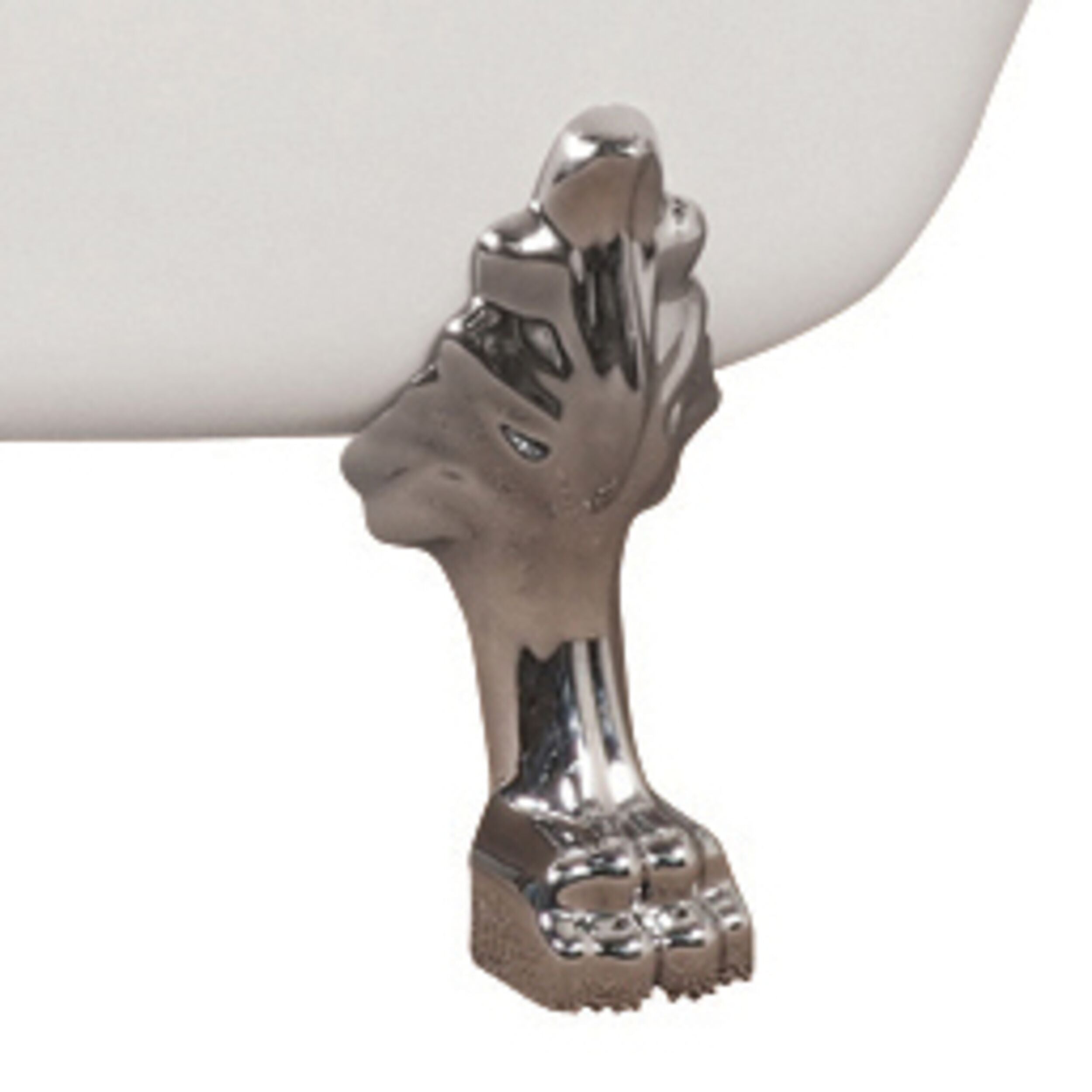 Alto Bath 1700mm Freestanding Bathtub with Chrome Feet - Modern Luxury Soaking Tub for Spa-Like Relaxation at Home