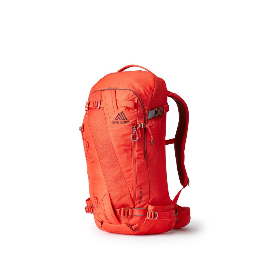 Gregory Targhee 32 Unisex Alpine Ski Backpack - Large Hiking & Snow Sports Daypack for Men & Women - Waterproof Travel Backpack for Camping, Climbing & Outdoor Adventures (Gamma Red)
