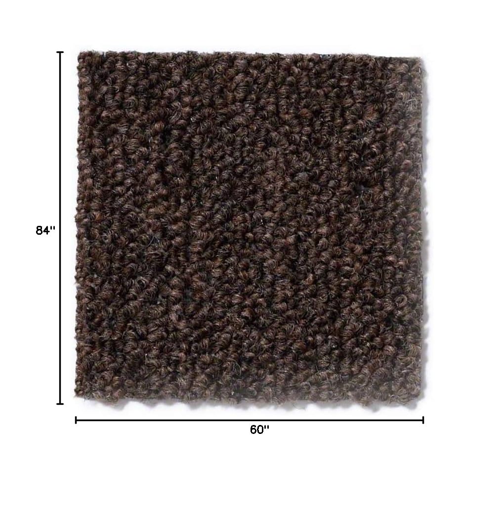 Home Queen Indoor Outdoor Commercial Chocolate Brown Area Rug 5'x7' - Soft & Durable for Living Room, Bedroom, Patio - H-NEYLAND-5X7-CHOCOLATE