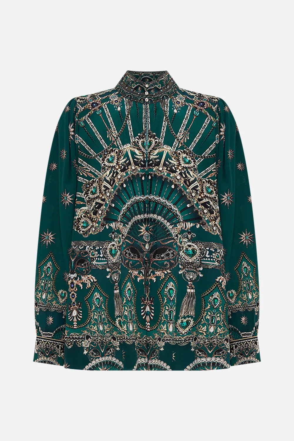 Drop Sleeve Swing Blouse - Flowy A-Line Top with Venice Veil Design | Perfect for Casual Outings, Date Nights & Boho Fashion