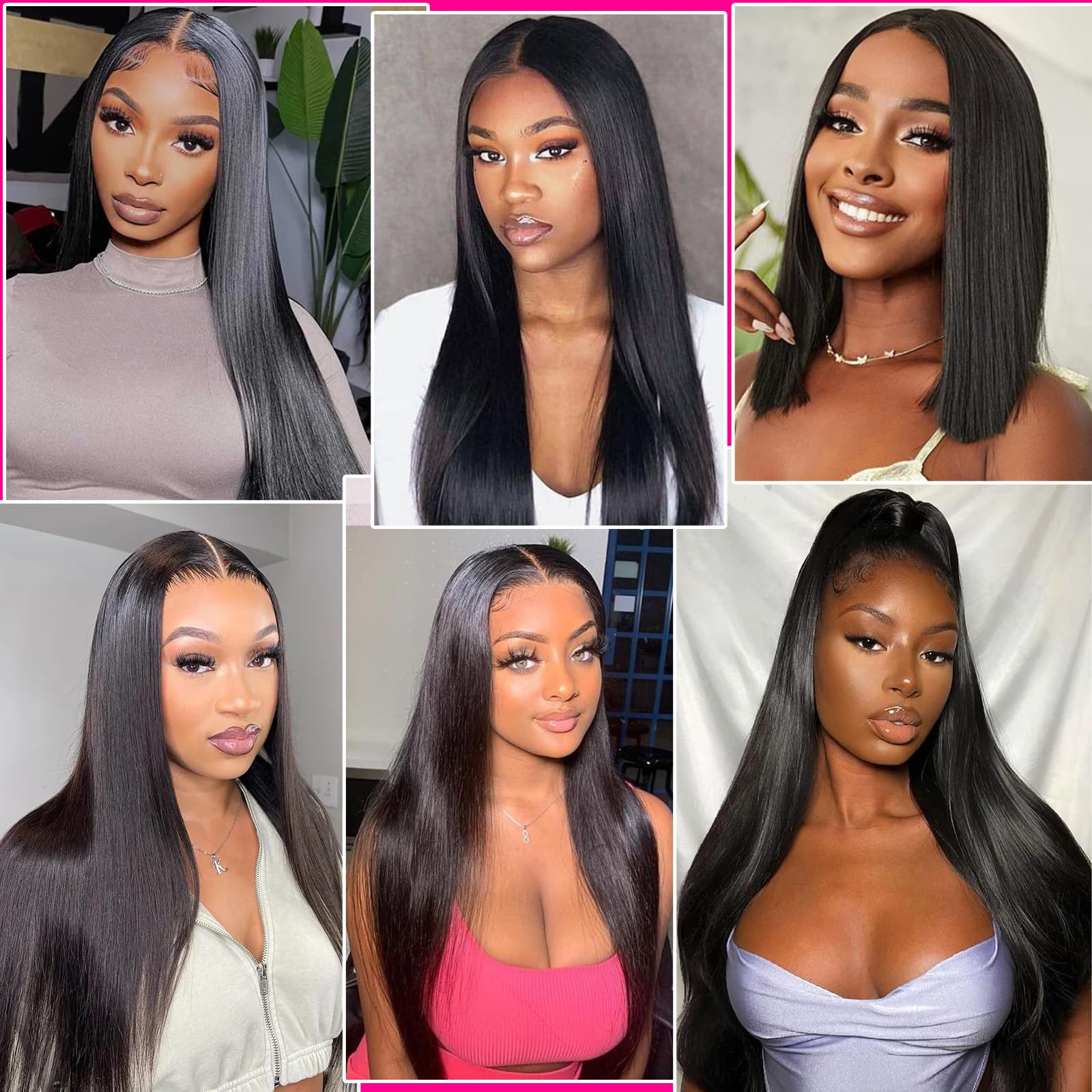 100% Unprocessed Brazilian Virgin Human Hair Bundles - Straight 4 Bundles (22/24/26/28 Inch) Double Weft Weave, 70g/Bundle, Natural Color - Perfect for Sew-In Weaves, Clip-In Extensions & Everyday Styling