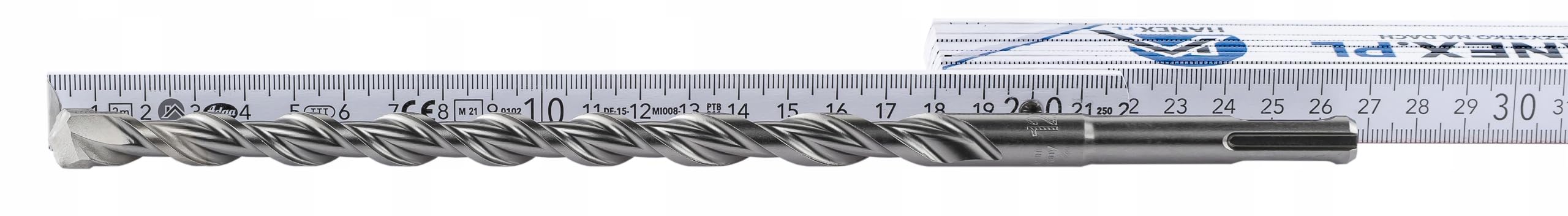 Milwaukee SDS-Plus Drill Bit 2 Flutes 12 x 260mm - Perfect for Masonry, Concrete & Stone Drilling in Construction & DIY Projects