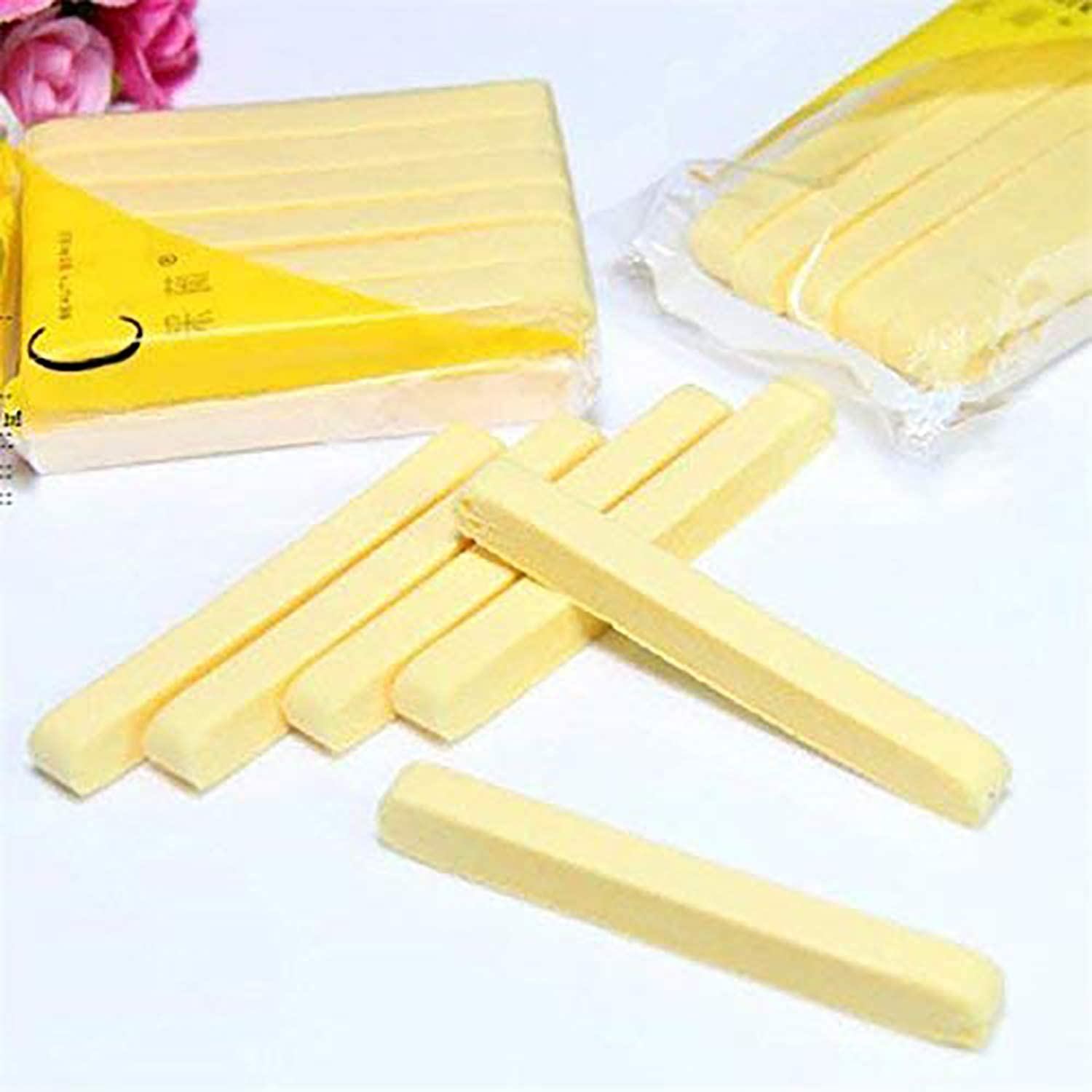 GOLD MAX 12-Piece Facial Cleansing Sponge Set - Soft Exfoliating Wash Puff for Deep Cleaning (Yellow, Medium Size) | Perfect for Daily Skincare Routine & Makeup Removal
