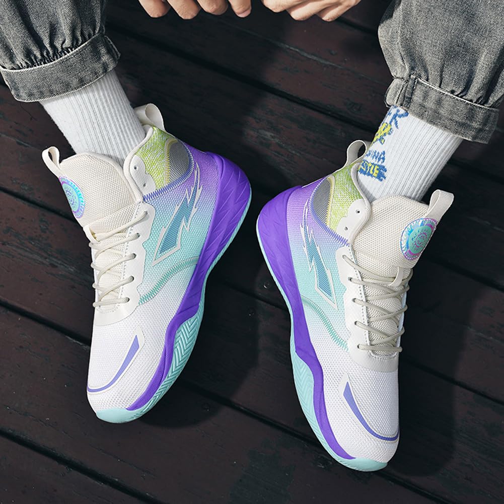 YAXE Unisex High Top Sneakers - Fashionable Running, Tennis & Basketball Shoes for Men & Women - Perfect for Sports, Gym Workouts & Casual Street Style