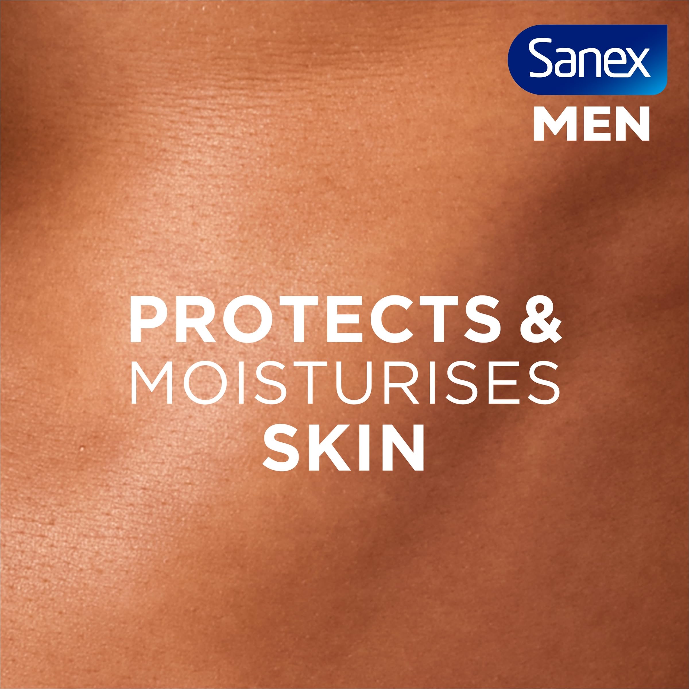 Sanex Men Skin Health Sensitive Care Shower Gel 400ml x 6 Pack | Hypoallergenic Body Wash for Men | Protects & Hydrates Sensitive Skin | Reduces Irritation Risk | Dermatologist Tested | Ideal for Daily Shower & Post-Workout Use