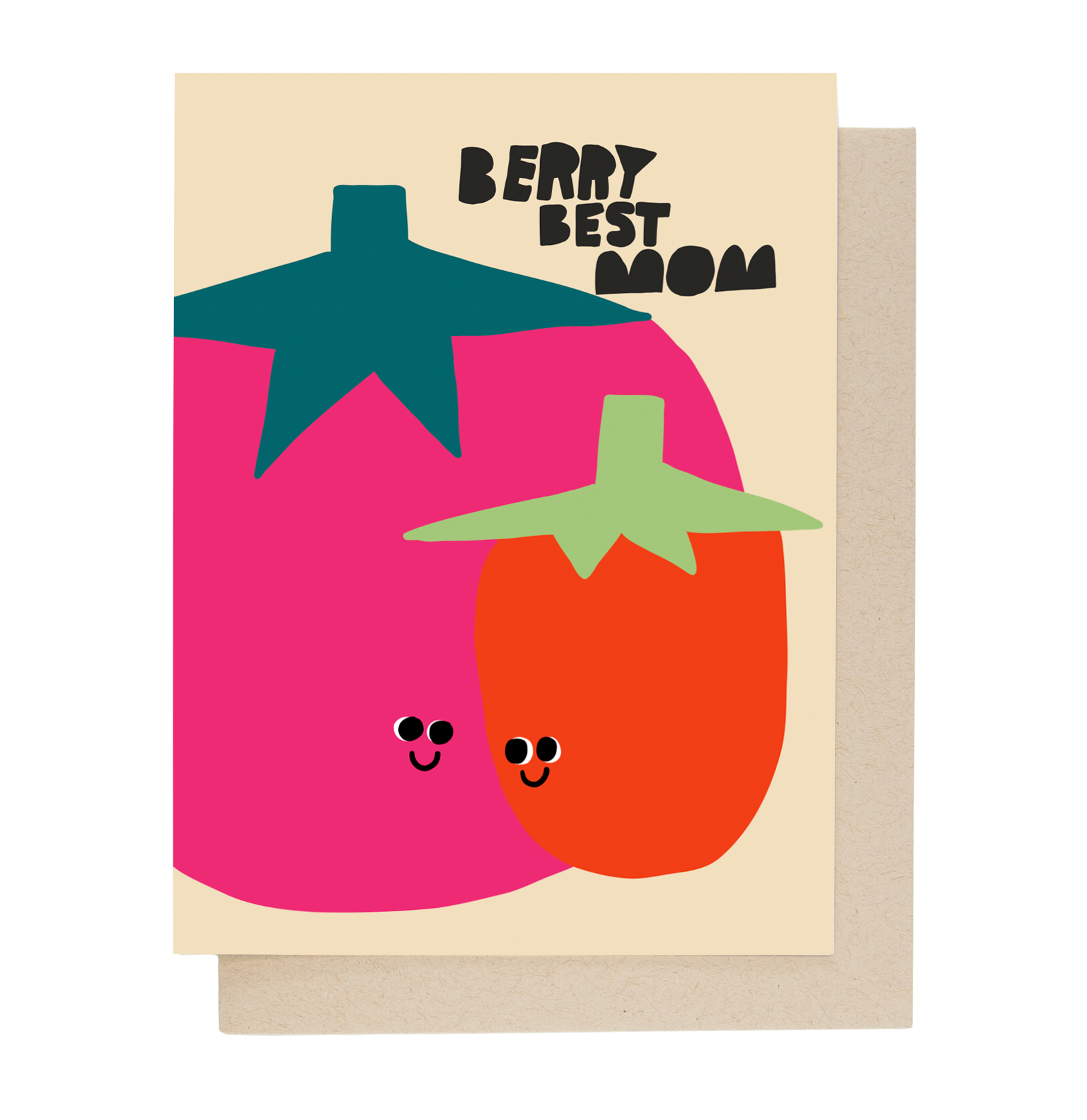 Berry Best Mom Card - Heartfelt Greeting Card for Mother's Day, Birthday & Special Occasions - Perfect for Showing Love & Appreciation