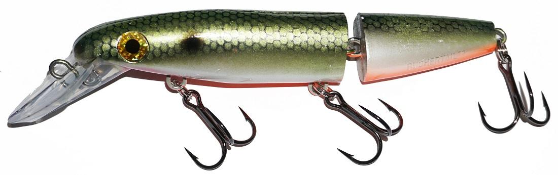 Bucher DepthRaider Jointed Crankbait Fishing Lure - Perfect for Bass, Walleye and Pike Fishing in Deep Waters