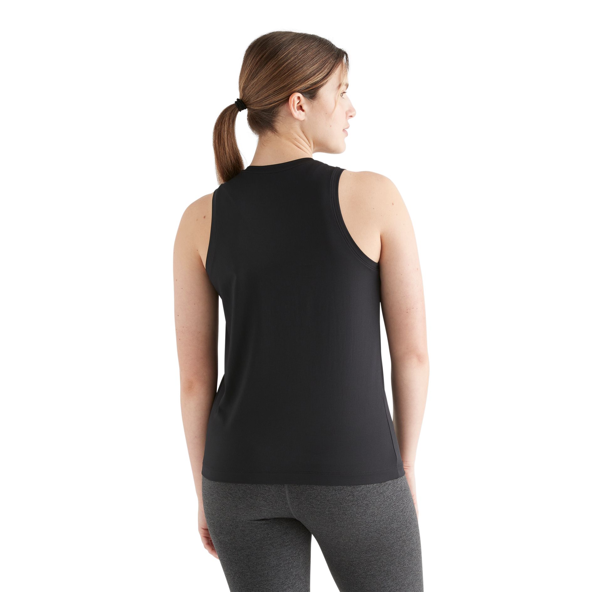 Deltapeak® Women's Micro Textured Tank Top - Soft Breathable Workout Shirt for Yoga, Running & Gym