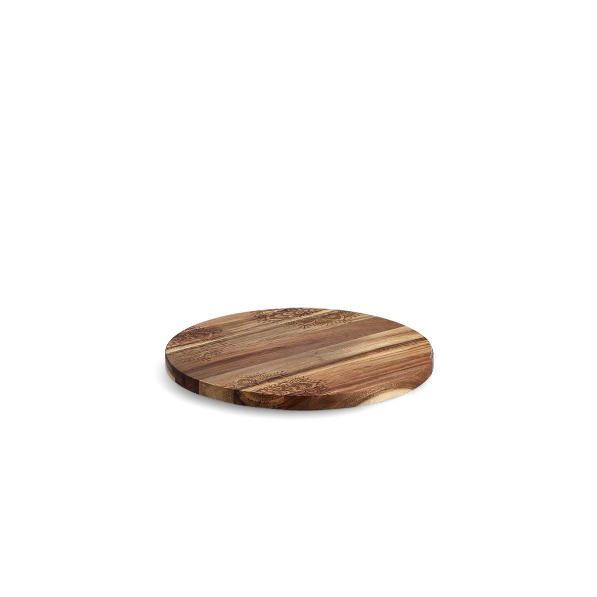 Premium Acacia Wood Cutting Board with Oriental Print - Round & Rectangle Serving Board for Sushi, Cheese, and Charcuterie - Perfect for Kitchen, Dining, and Entertaining