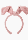 Fluffy Bunny Ears Headband for Women - Soft Faux Fur Hairband with Adjustable Band - Perfect for Easter, Cosplay, Halloween Costume Accessories & Photo Props