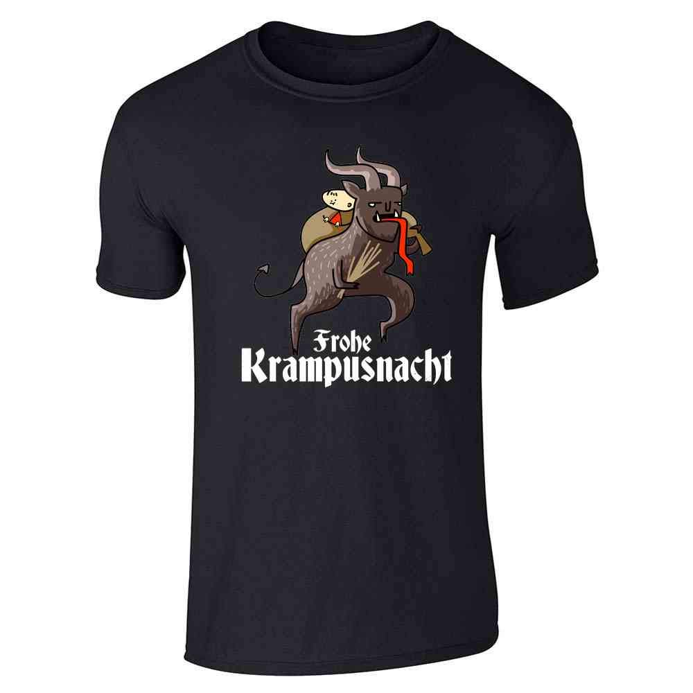 Funny Krampus Christmas Graphic Tee for Men - Pop Threads Holiday Humor T-Shirt - Perfect for Ugly Sweater Parties & Festive Gatherings