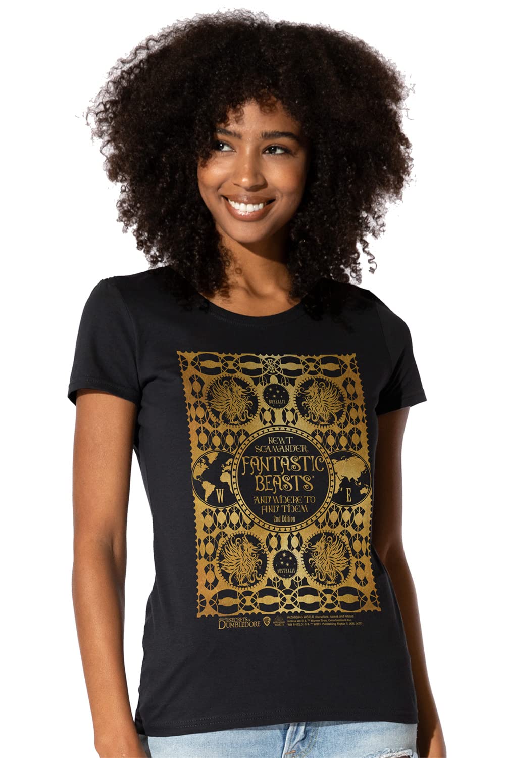 Fantastic Beasts The Secrets of Dumbledore Women's Graphic T-Shirt - Pop Culture Movie Merchandise - Casual Wear & Cosplay Outfit