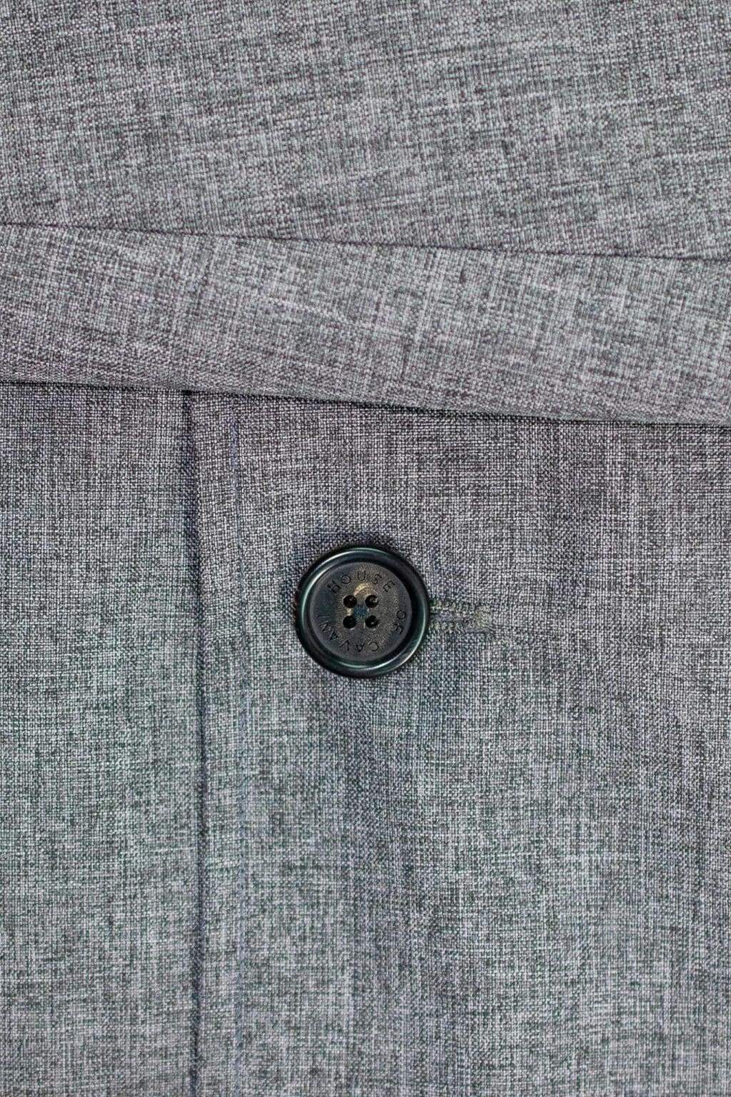 Cavani Men's Brando Grey Mac Coat - Classic Wool Blend Trench Coat for Fall & Winter | Perfect for Business, Office & Formal Occasions