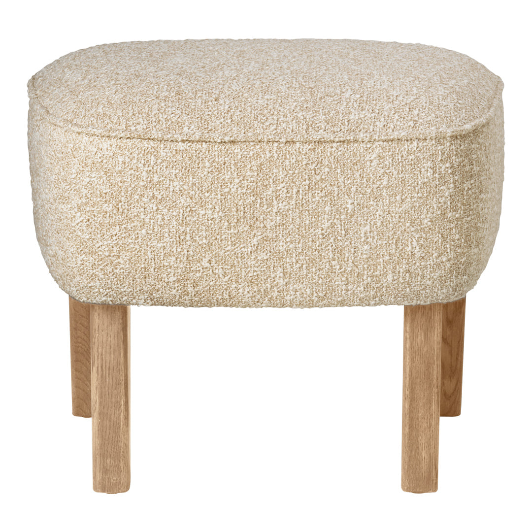 Stylish Ingeborg Ottoman with Premium Textile Upholstery - Perfect for Living Room, Bedroom & Home Decor