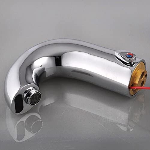 Modern Copper Bathroom Faucet with Motion Sensor - Elegant Wash Basin Sink Faucet for Home & Commercial Use | Perfect for Kitchen, Restroom, Hotel, and Public Spaces