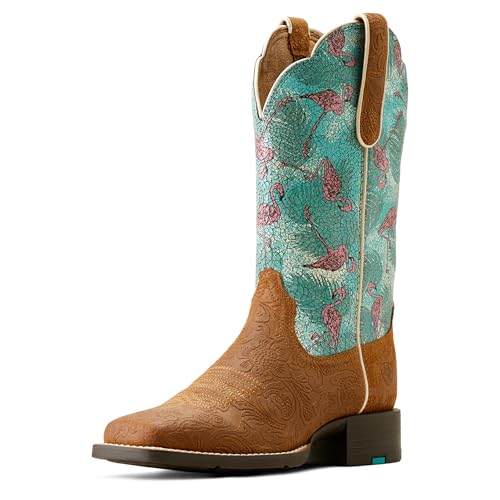 Flock O Flamingos/Embossed Chestnut