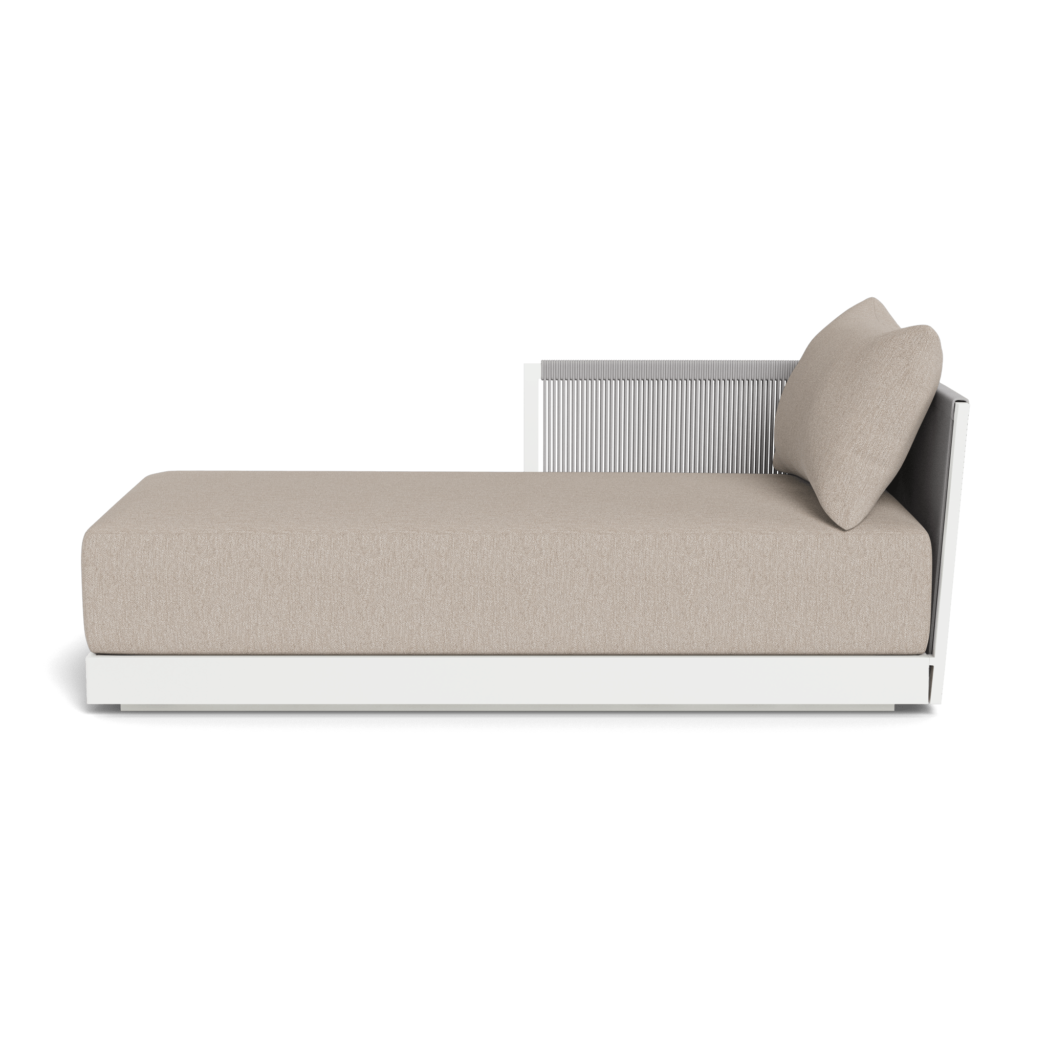 Antigua Chaise Lounge Left - Modern Outdoor Patio Furniture for Relaxing in Your Garden or Poolside