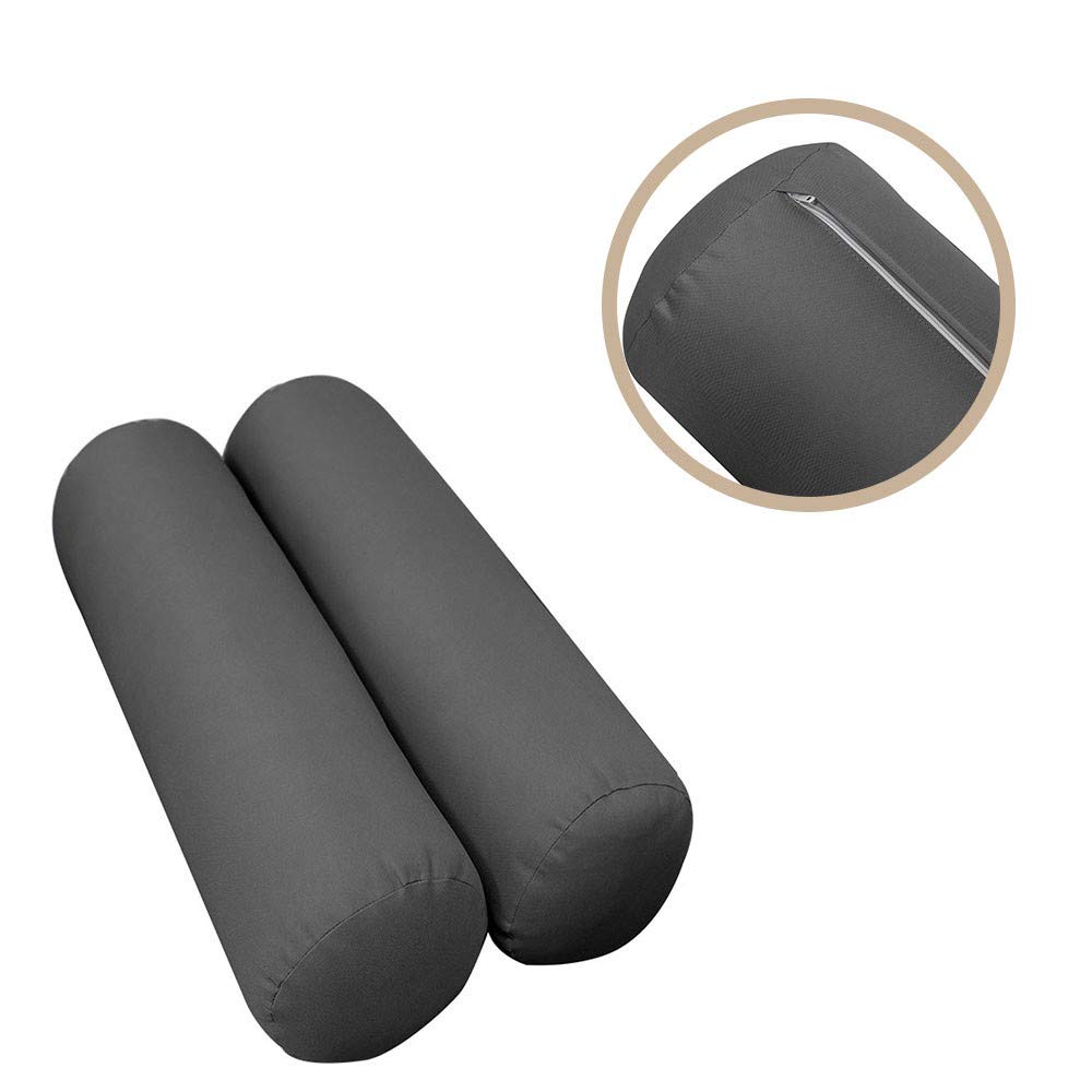 *Cover ONLY* - Style 1 Outdoor Daybed Mattress Bolster Back Pillow Slipcovers Knife Edge Twin - AD003 | Waterproof & UV Resistant Replacement Covers for Patio, Poolside & Garden Furniture