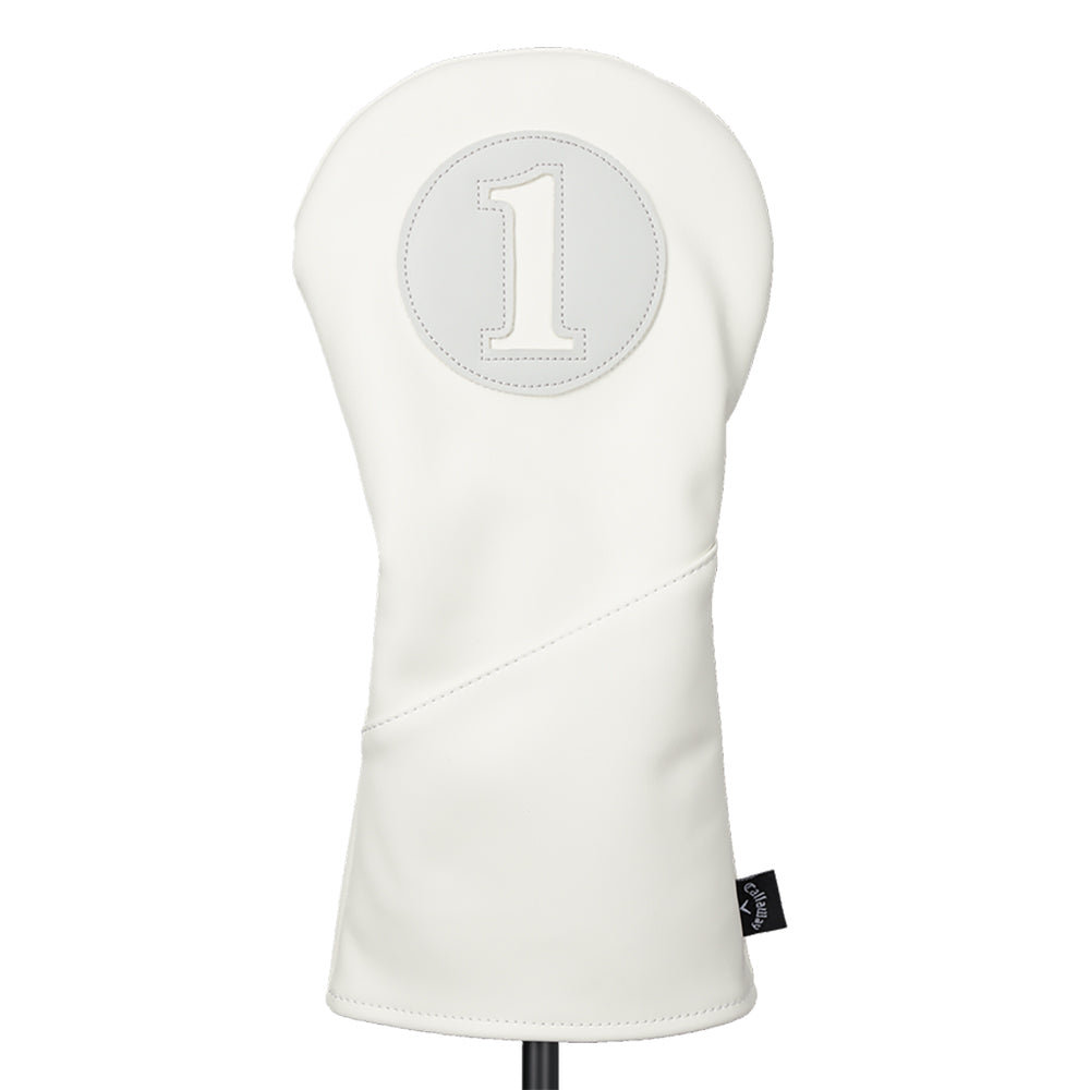 Callaway Vintage Golf Driver Headcover - Premium Leather Club Cover for Men & Women - Perfect for Golf Bags & Course Protection