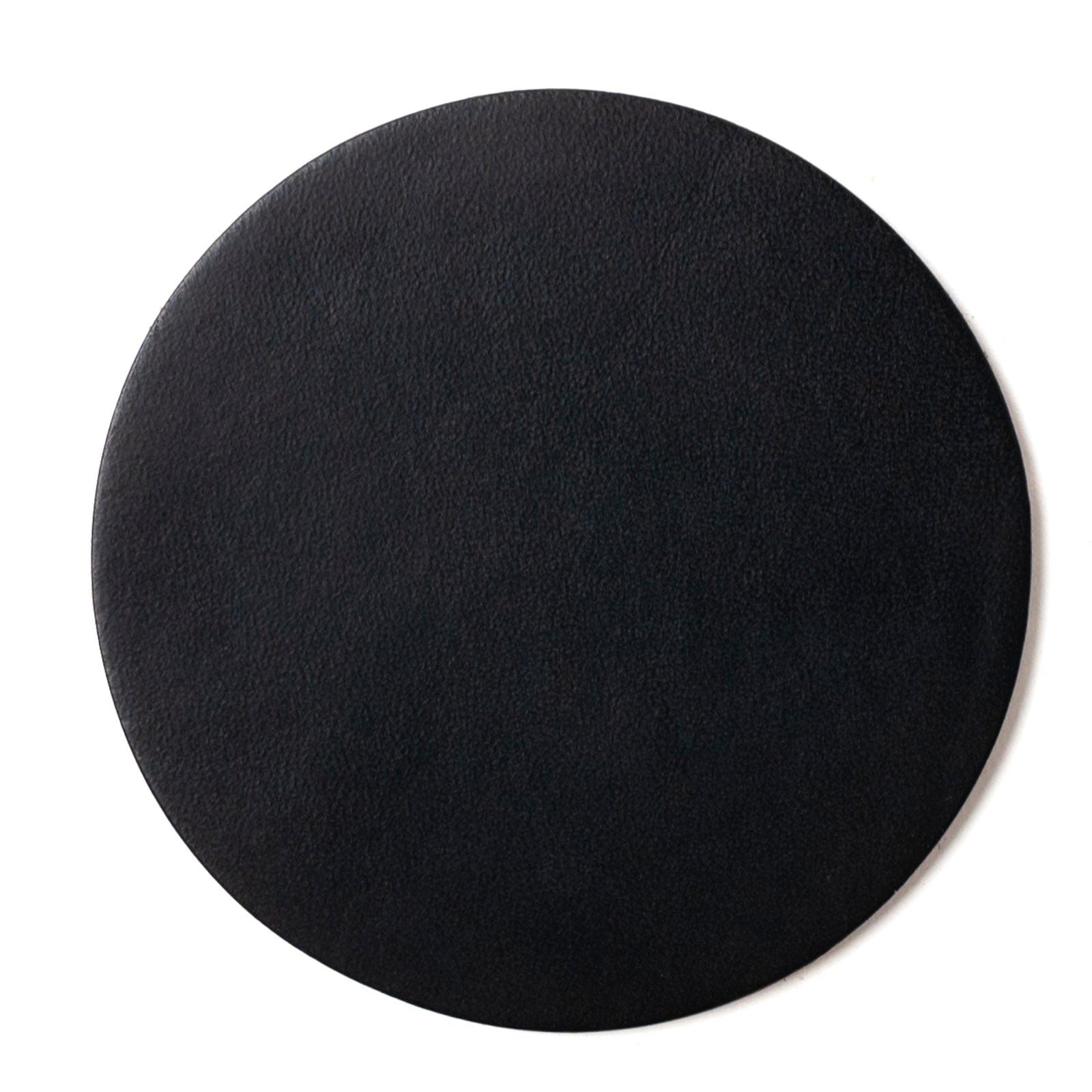 Premium 4-Pack Genuine Leather Coasters - Blank & Engravable for Home, Office, and Bar Use