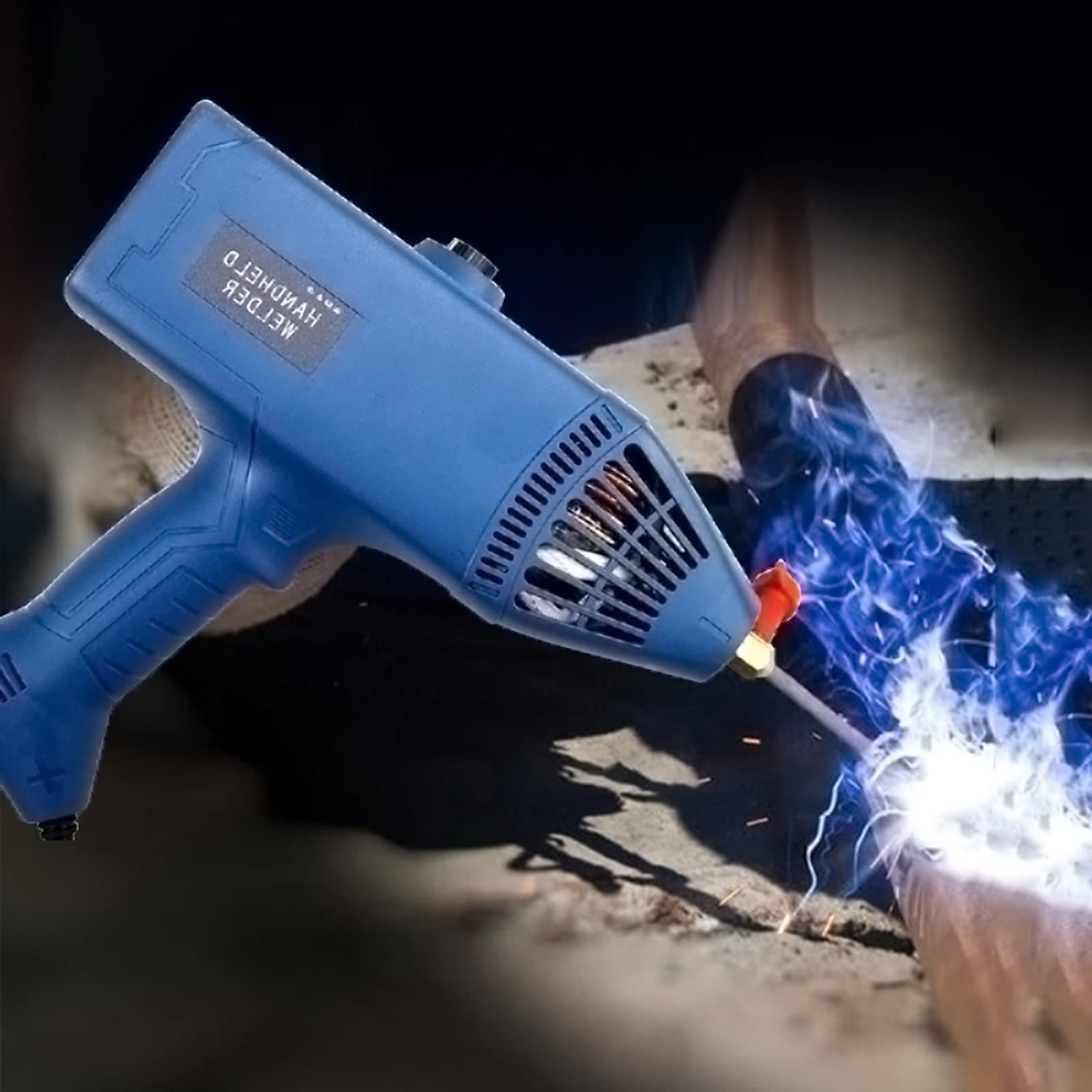 HBCHER 110V Portable Arc Welder Machine - Handheld Welding Equipment for DIY, Home Repairs & Metal Fabrication | Compact & Lightweight Design