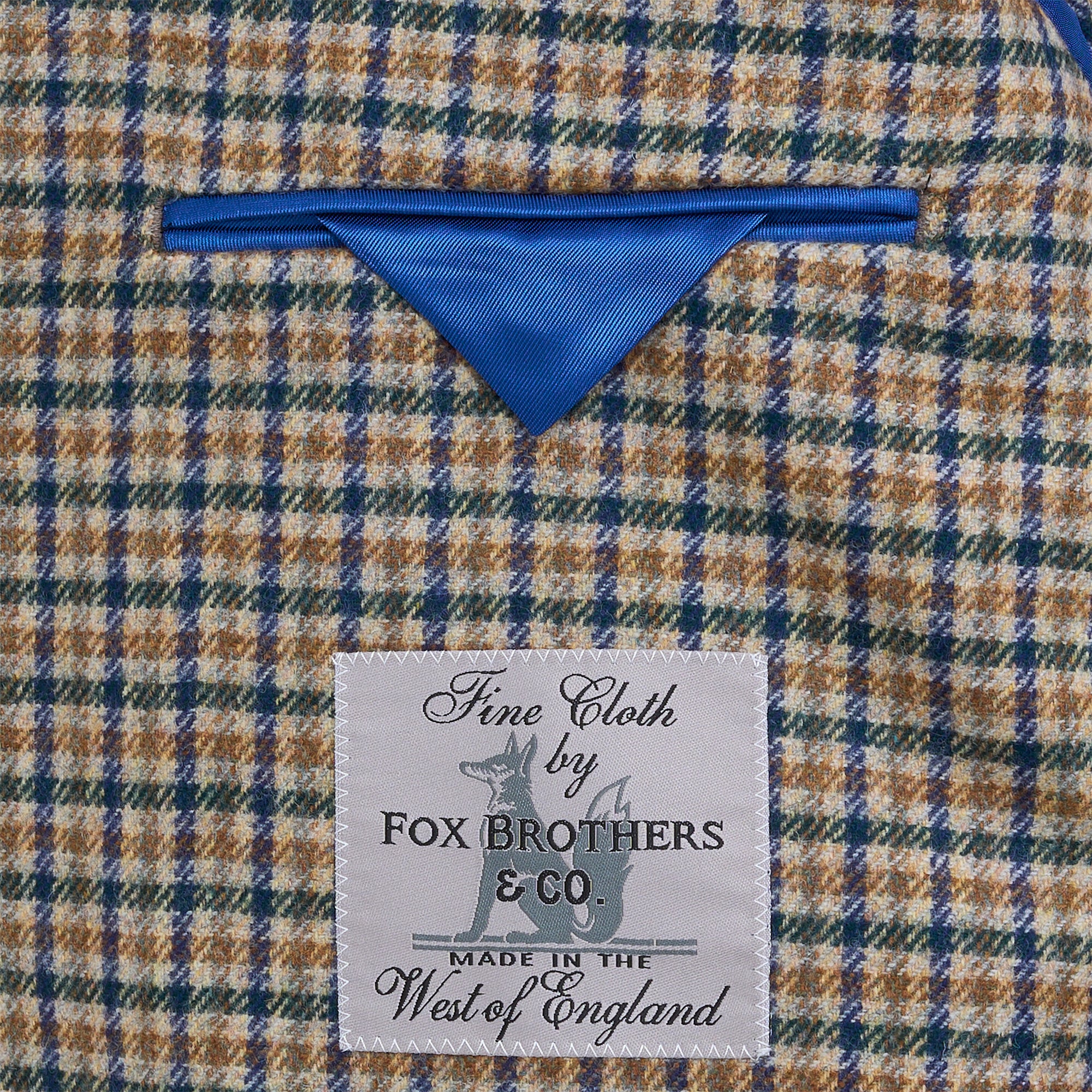 Fox Brothers Dune Multi Check Sport Coat - Premium Men's Blazer for Business, Weddings & Formal Events | Classic Checkered Pattern & Comfort Fit
