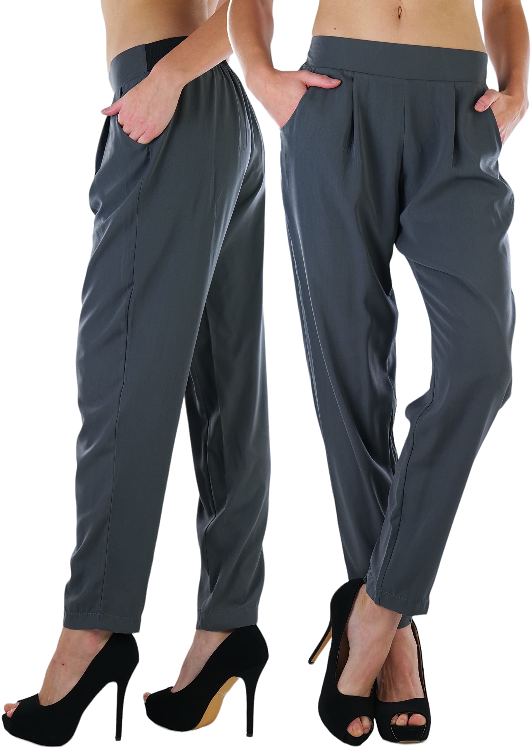 ToBeInStyle Women's High Waist Boot-Cut Dress Pants - Professional Office Work Pants, Stretchy Comfortable Trousers for Business Casual & Formal Wear