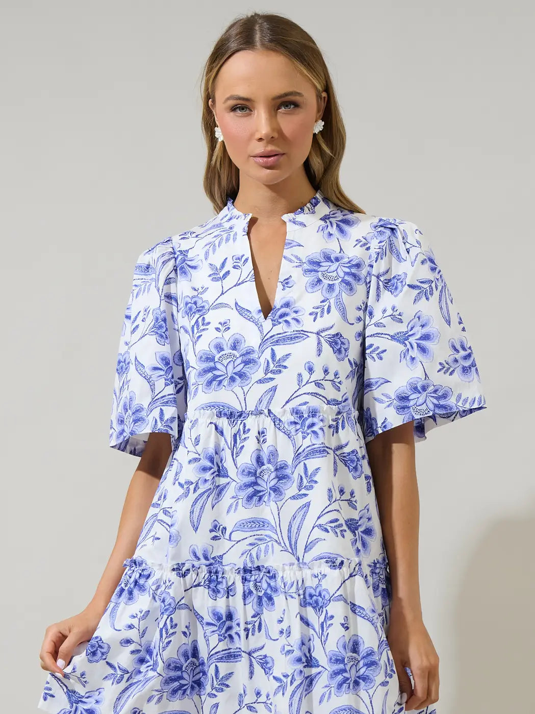 Dixie Shift Dress - Women's Flowy Casual Summer Dress with Short Sleeves | Perfect for Beach, Vacation, Brunch & Everyday Wear