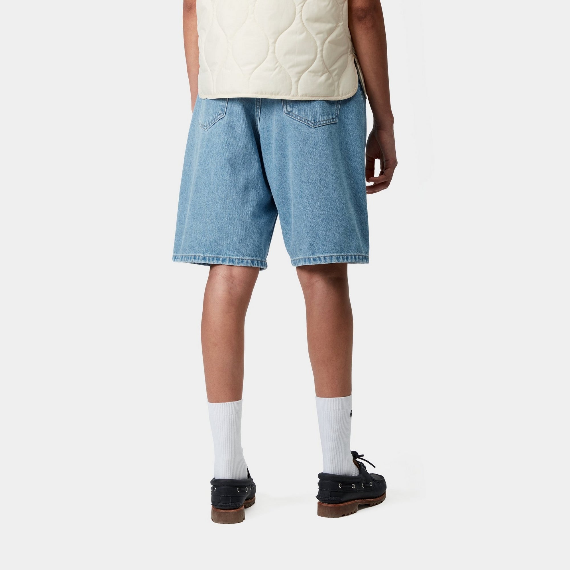 Women's Brandon Short - Blue Stone Bleached Denim Shorts | Casual Summer Outfit & Beach Wear