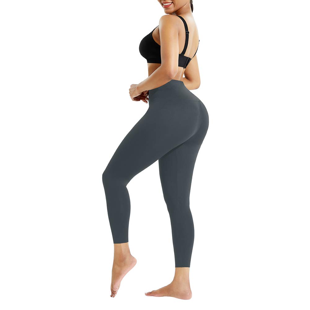 RHYno Women's High Waisted Tummy Control Yoga Leggings - Butt Lifting Workout Pants for Gym, Running & Lounge Wear | Comfortable & Stretchy Activewear for Women