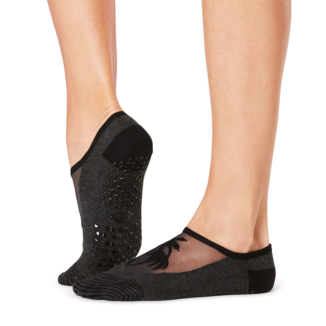 Tavi Noir Maddie Grip Socks - Non-Slip Yoga Socks for Women, Pilates, Barre & Workout - Breathable Cotton Blend with Arch Support & Toe Grip
