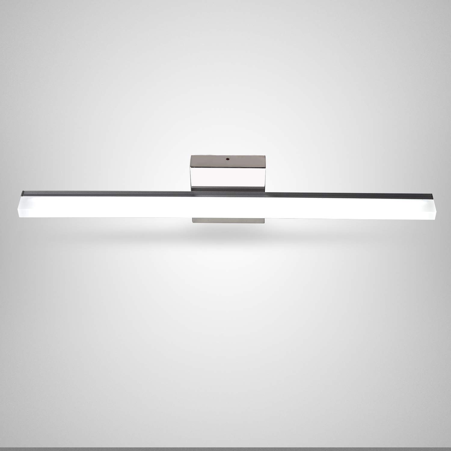 Puluomis 24-inch Bathroom Vanity Light - 14W Daylight LED Mirror Light Fixture, 6000K Bright White Wall Sconce for Bathroom, Bedroom & Living Room - Perfect for Makeup, Shaving and Ambient Lighting