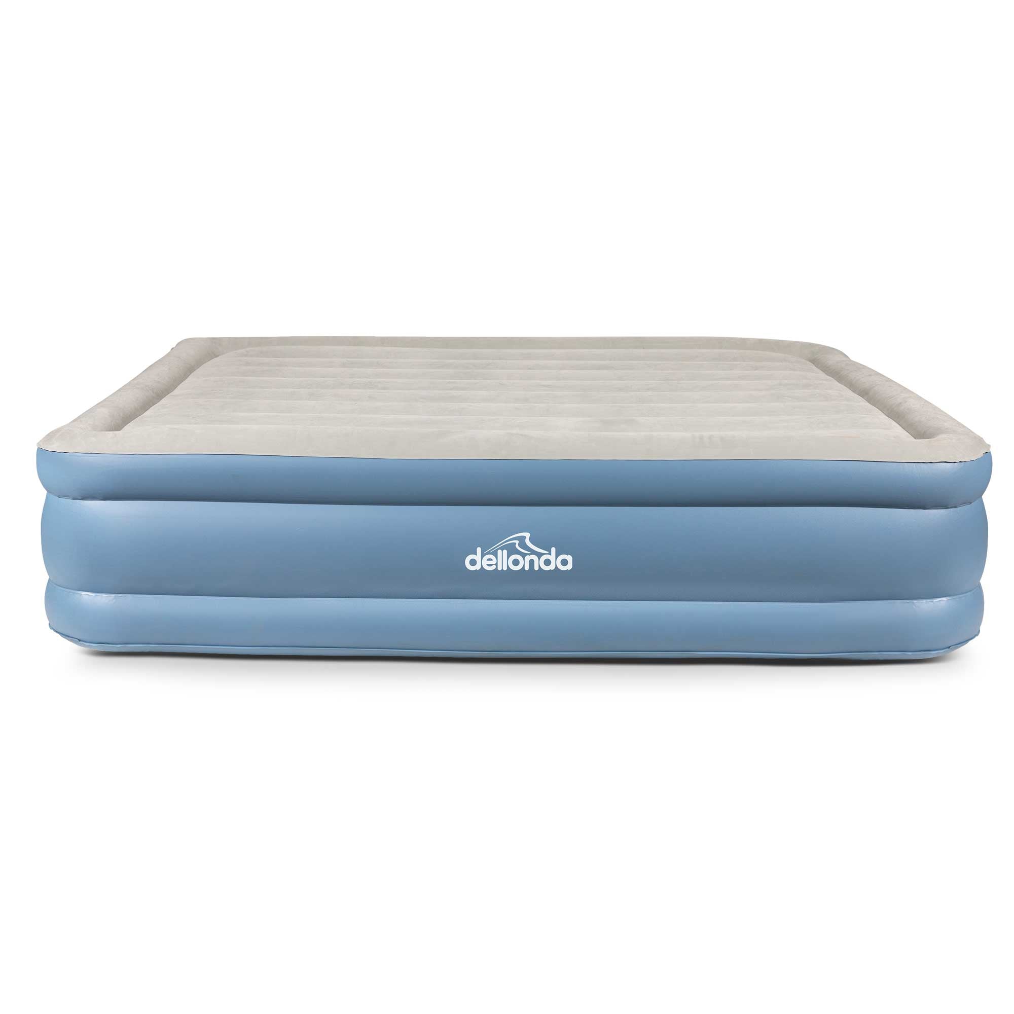Queen Size Elevated Air Mattress with Built-In Electric Pump & Carry Bag - Portable, Comfortable for Camping, Guest Beds & Home Use - DL147