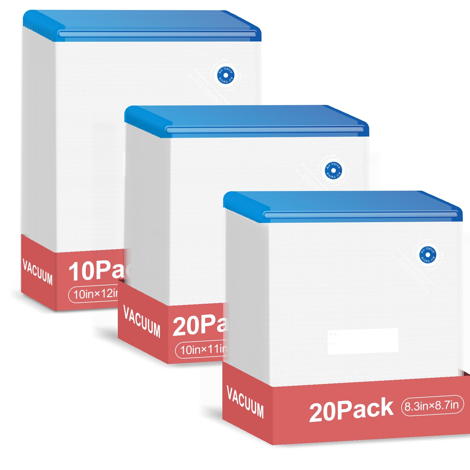 50 Pack Reusable Vacuum Sealer Bags for Sous Vide Cooking, Food Storage & Meal Prep | BPA-Free, Durable & Leak-Proof | Perfect for Freezing, Marinating & Organizing Kitchen