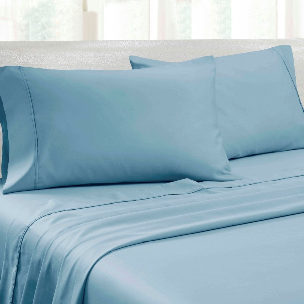 Premium 1400-1500 Thread Count Cotton Blend Deep Pocket Bed Sheet Set - Ultra Soft & Breathable for a Comfortable Sleep - Perfect for Master Bedroom, Guest Room & Dorm