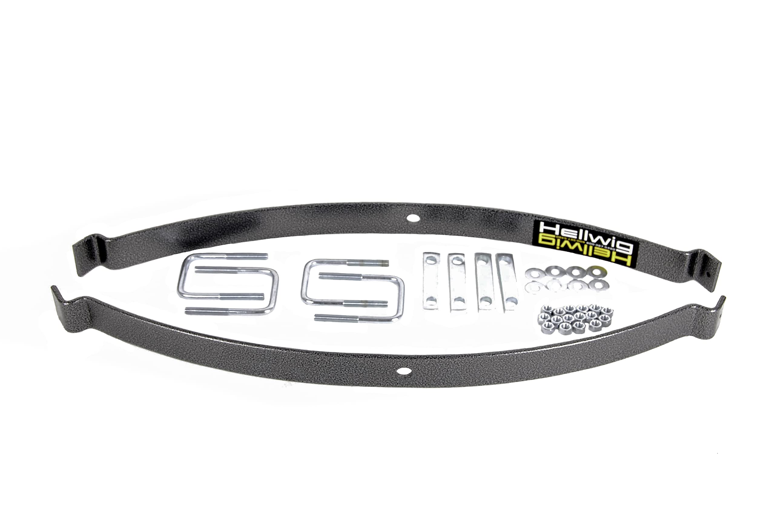 Hellwig 991 EZ-990 Helper Spring Kit - Heavy Duty Suspension Upgrade for Trucks & SUVs - Improve Load Capacity & Towing Stability - Perfect for Off-Roading, Camping & Hauling