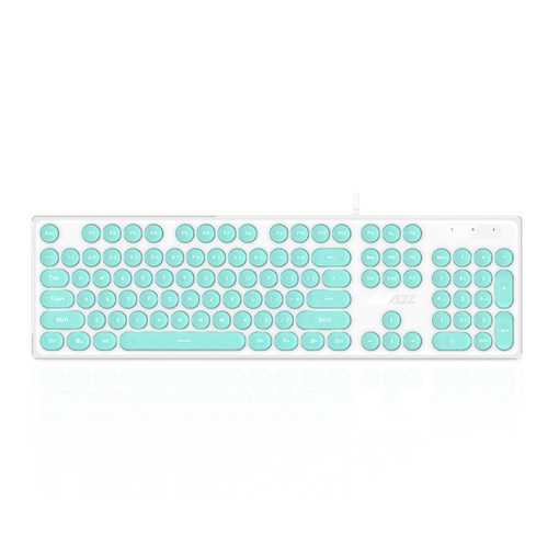 Ajazz AK325 104-Key Backlit Mechanical Keyboard with Round Keycaps - USB Wired Gaming Keyboard for PC/Mac - Ultra Quiet Typing for Office, Gaming & Programming