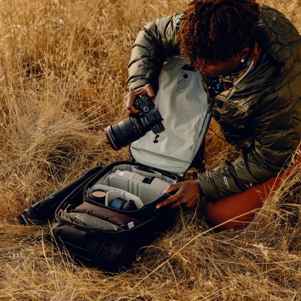 Peak Design 45L Waterproof Hiking Backpack - Lightweight Travel Backpack for Outdoor Adventures, Camping & Trekking - Durable & Spacious Carry-On Backpack for Men & Women
