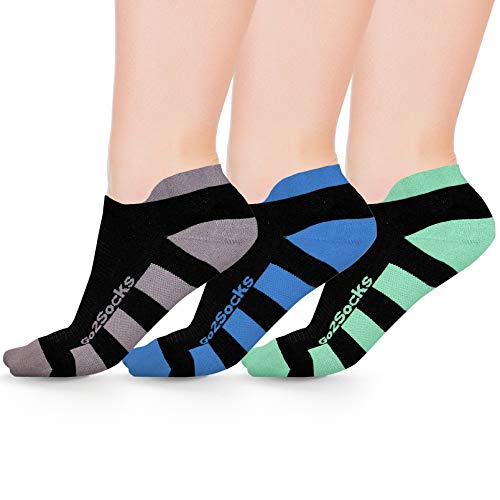 3pk Black/Grey/Blue/Green