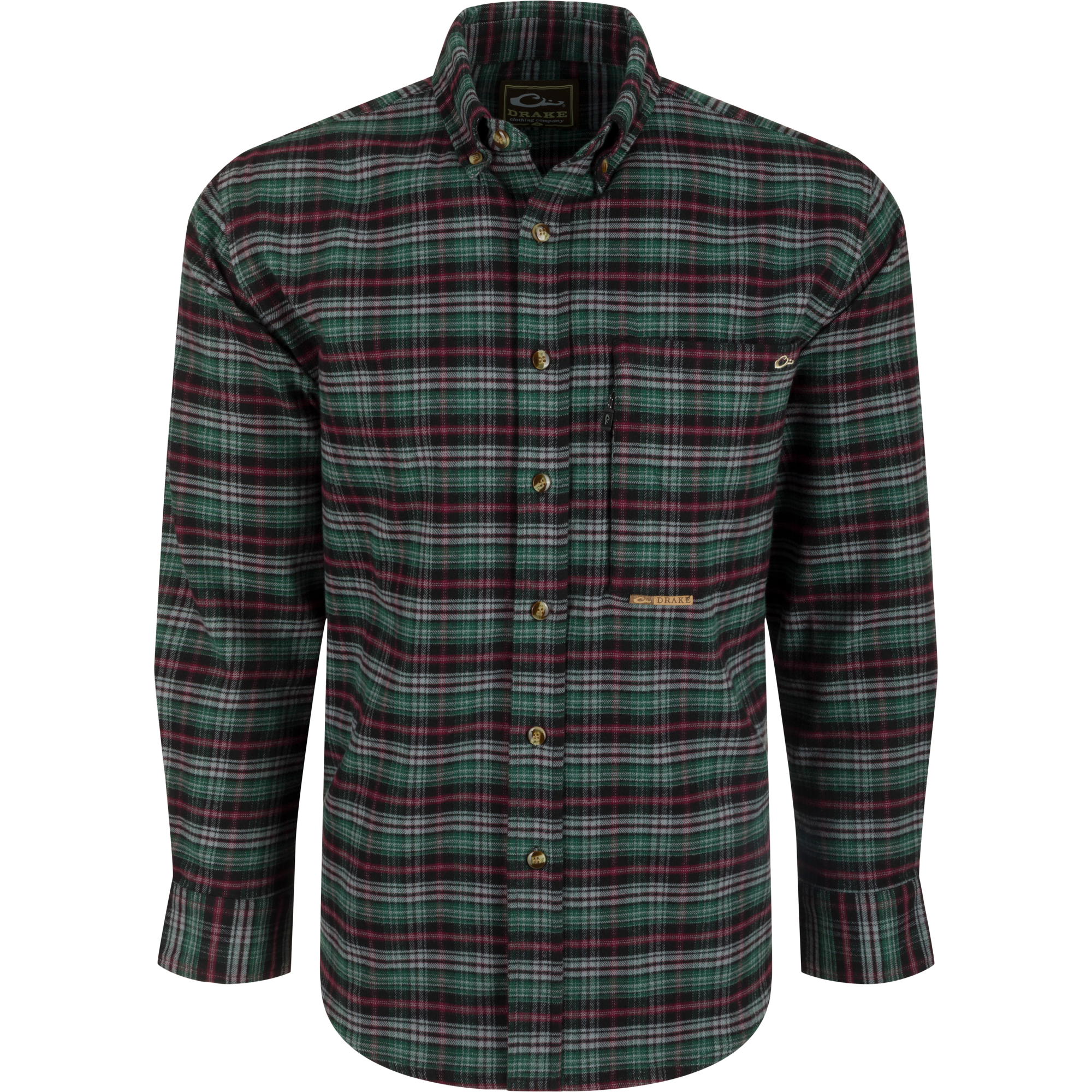 Autumn Brushed Twill Plaid Button Down Long Sleeve Shirt for Men - Comfortable Fall Flannel Shirt for Casual Wear, Outdoor Activities & Layering
