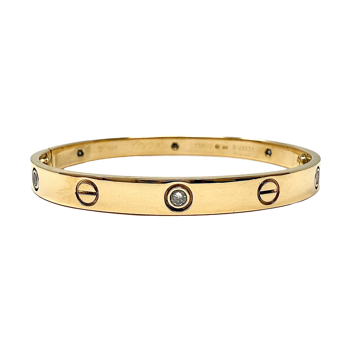 Cartier Diamond Love Bracelet - 18K Gold Luxury Jewelry for Women, Romantic Gift for Anniversary & Valentine's Day - Perfect for Date Nights & Special Occasions