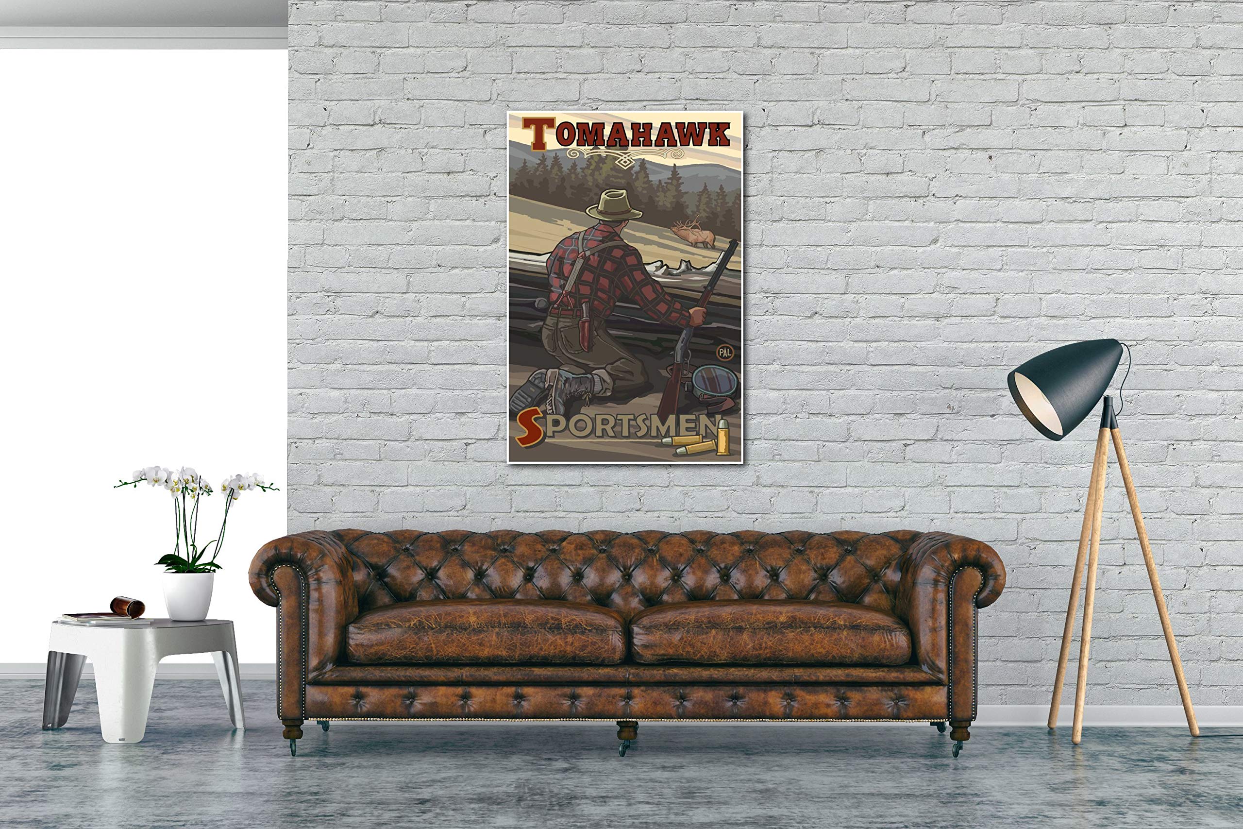Paul A. Lanquist Tomahawk Giclee Art Print - Premium 30x45 Inch Travel Artwork Poster for Wall Decor | Perfect for Living Room, Office & Gift Giving