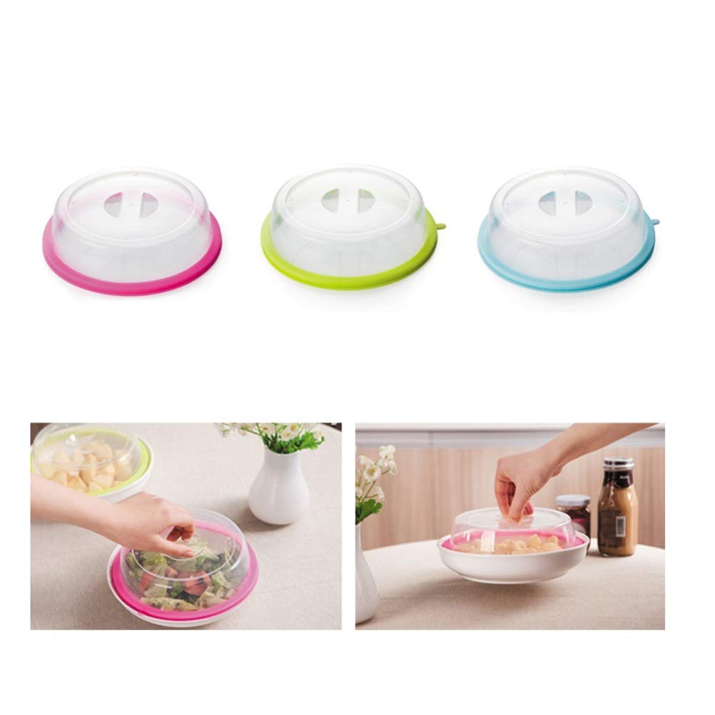 DOITOOL Microwave-Safe Dessert Display Dome - Cake Cover, Cheese Dome, Butter Cake Lid - Splatter Guard for Food Heating, Steam Protection - Perfect for Baking, Serving, and Storing Desserts