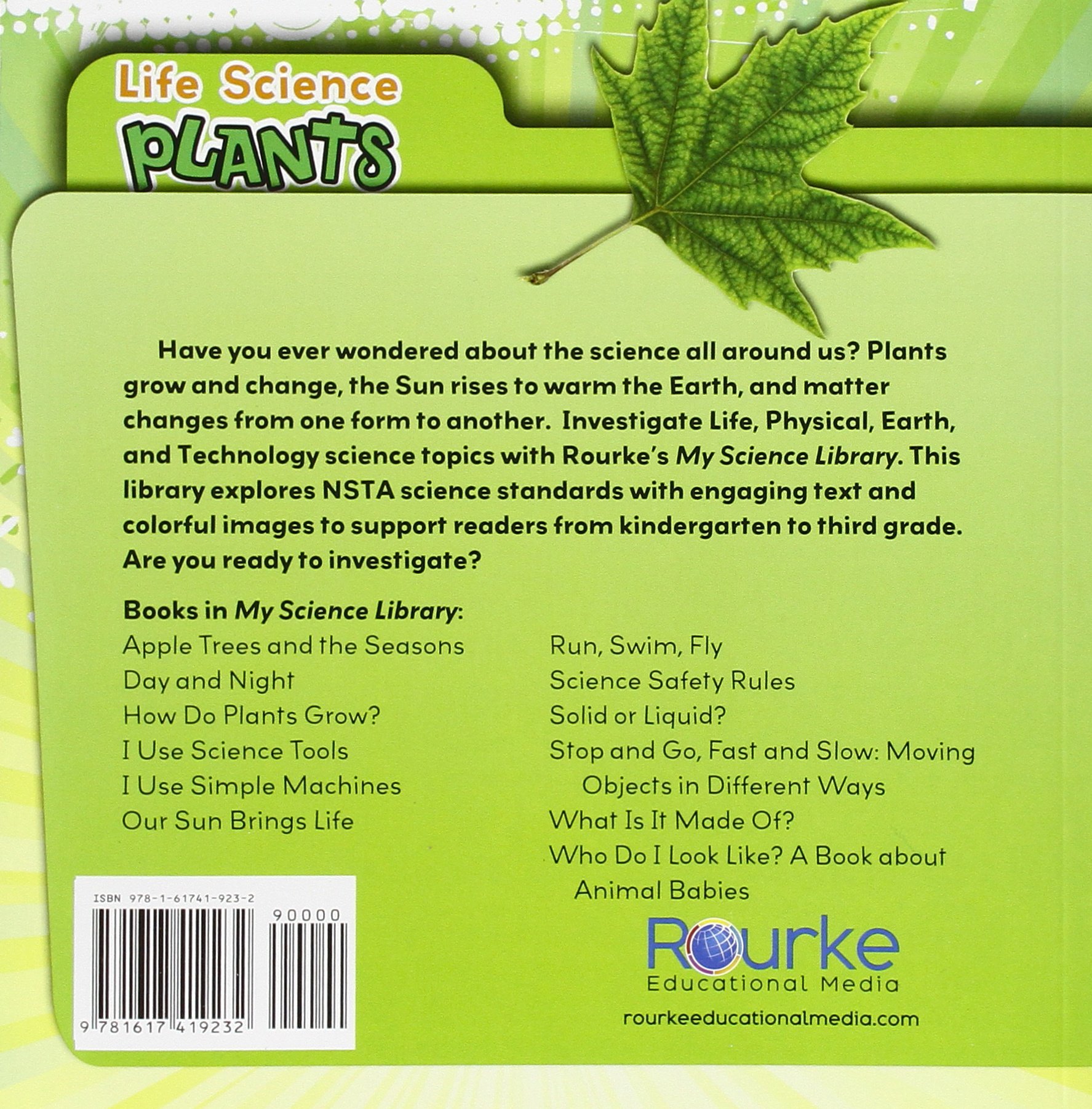 **Rourke Educational Media - How Do Plants Grow? My Science Library - Kids Botany Book for Learning Plant Growth & Life Cycle - Perfect for Homeschooling & Classroom Science Lessons**
