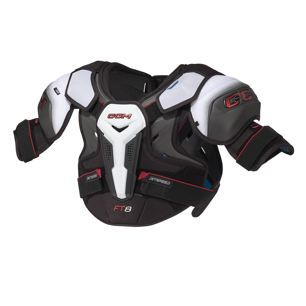 CCM Jetspeed FT8 Senior Ice Hockey Shoulder Pads - Protective Gear for Hockey Players - Perfect for Games & Practice