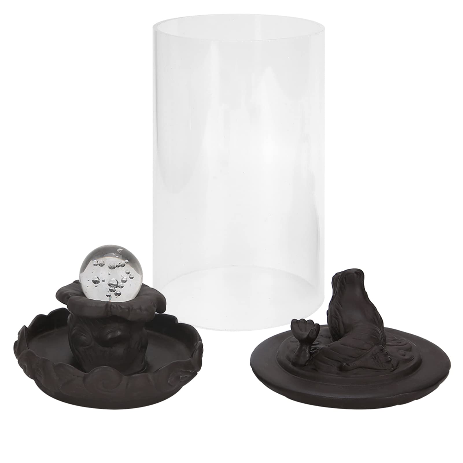 Dragon Backflow Incense Burner - Transparent Windproof Detachable Aromatherapy Decor for Living Room, Bedroom & Meditation | Home Decor Gift Idea