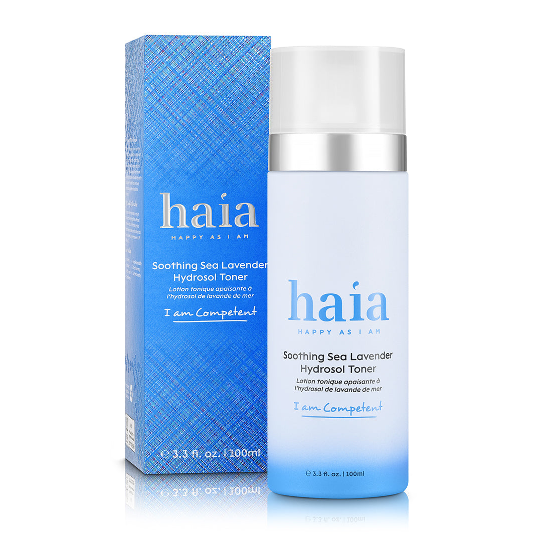 Haia Soothing Sea Lavender Hydrosol Facial Toner for Sensitive Skin | Calming & Hydrating Mist | Perfect for Daily Skincare Routine & Post-Sun Care