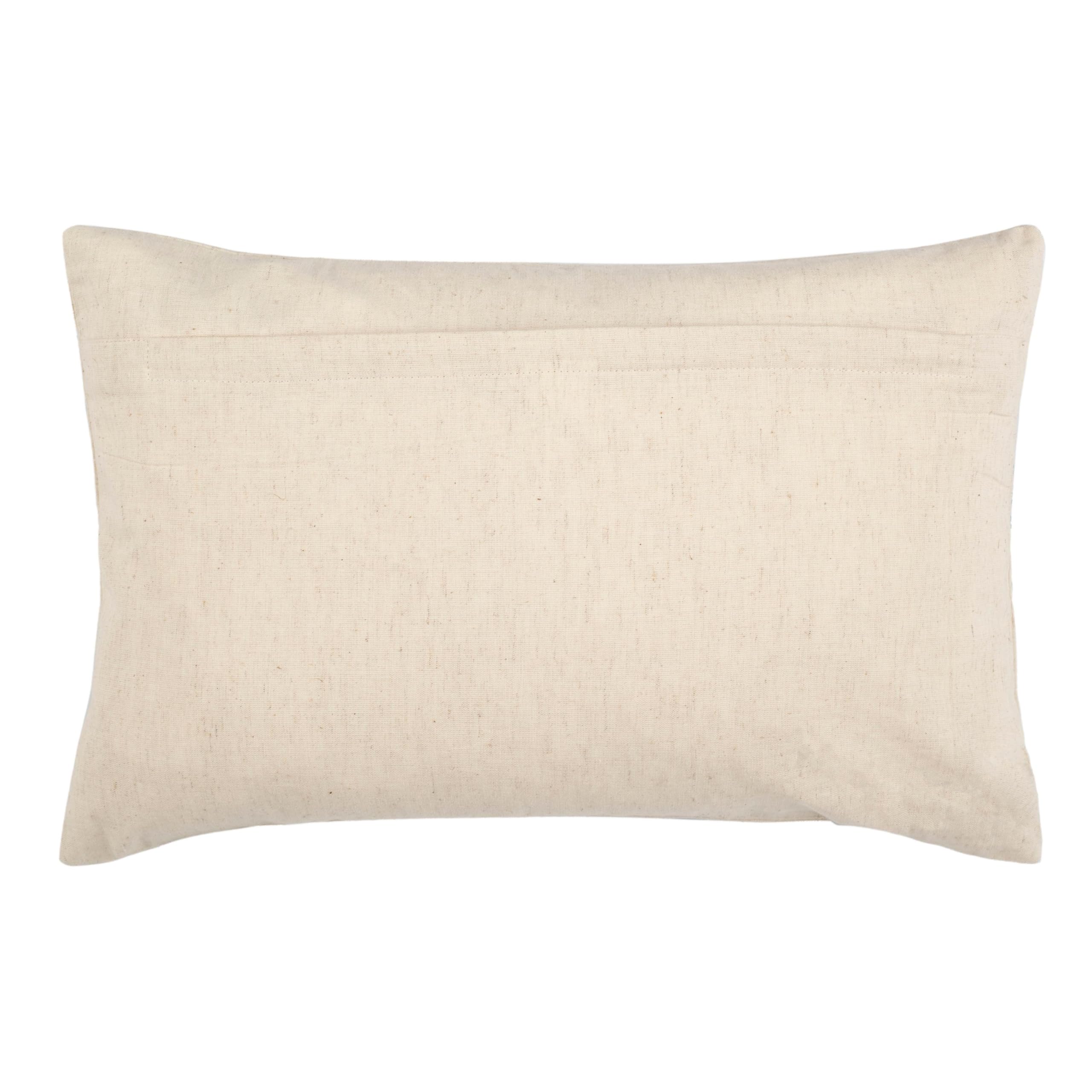 SAFAVIEH Chy Natural Hemp Greek Key Throw Pillows - Set of 2 (18-Inch) for Sofa, Bed & Home Decor - Boho Chic Living Room Accent Pillows